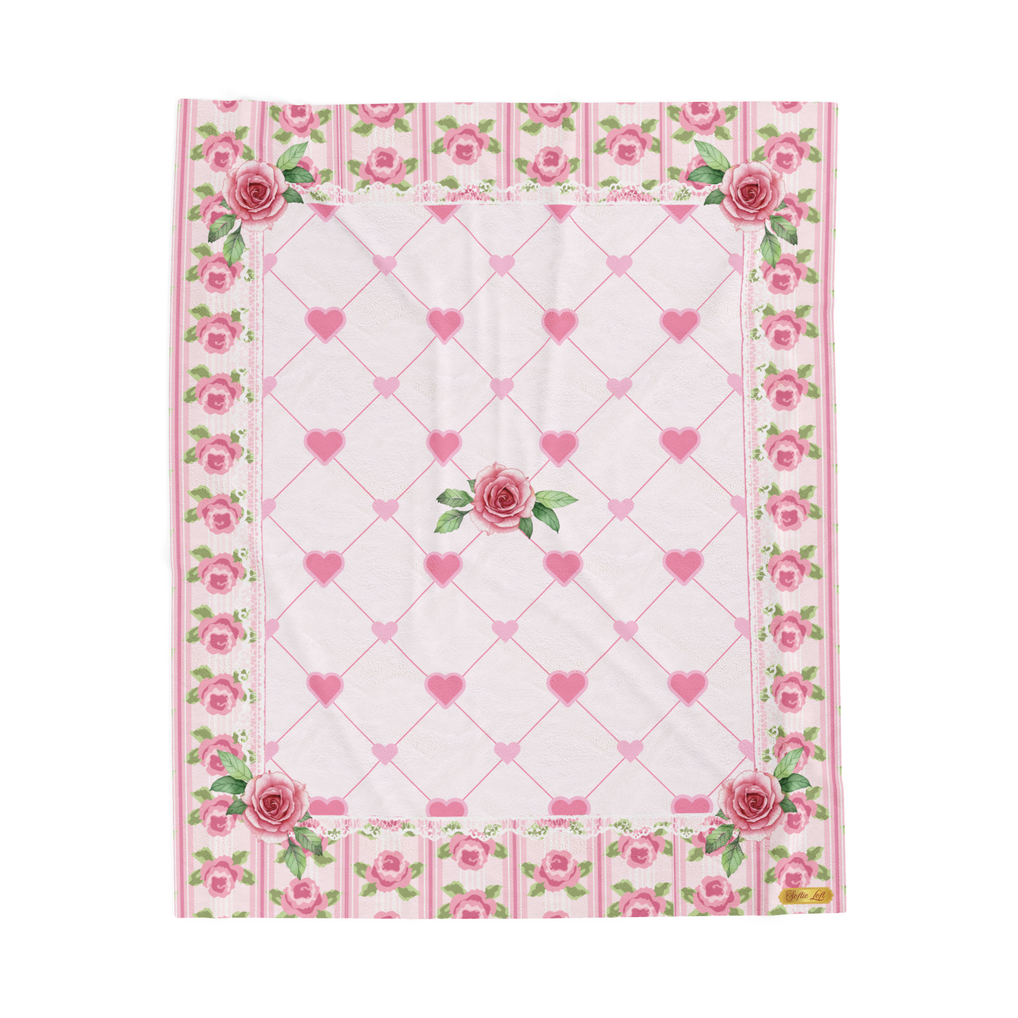 Blooming Roses Blanket